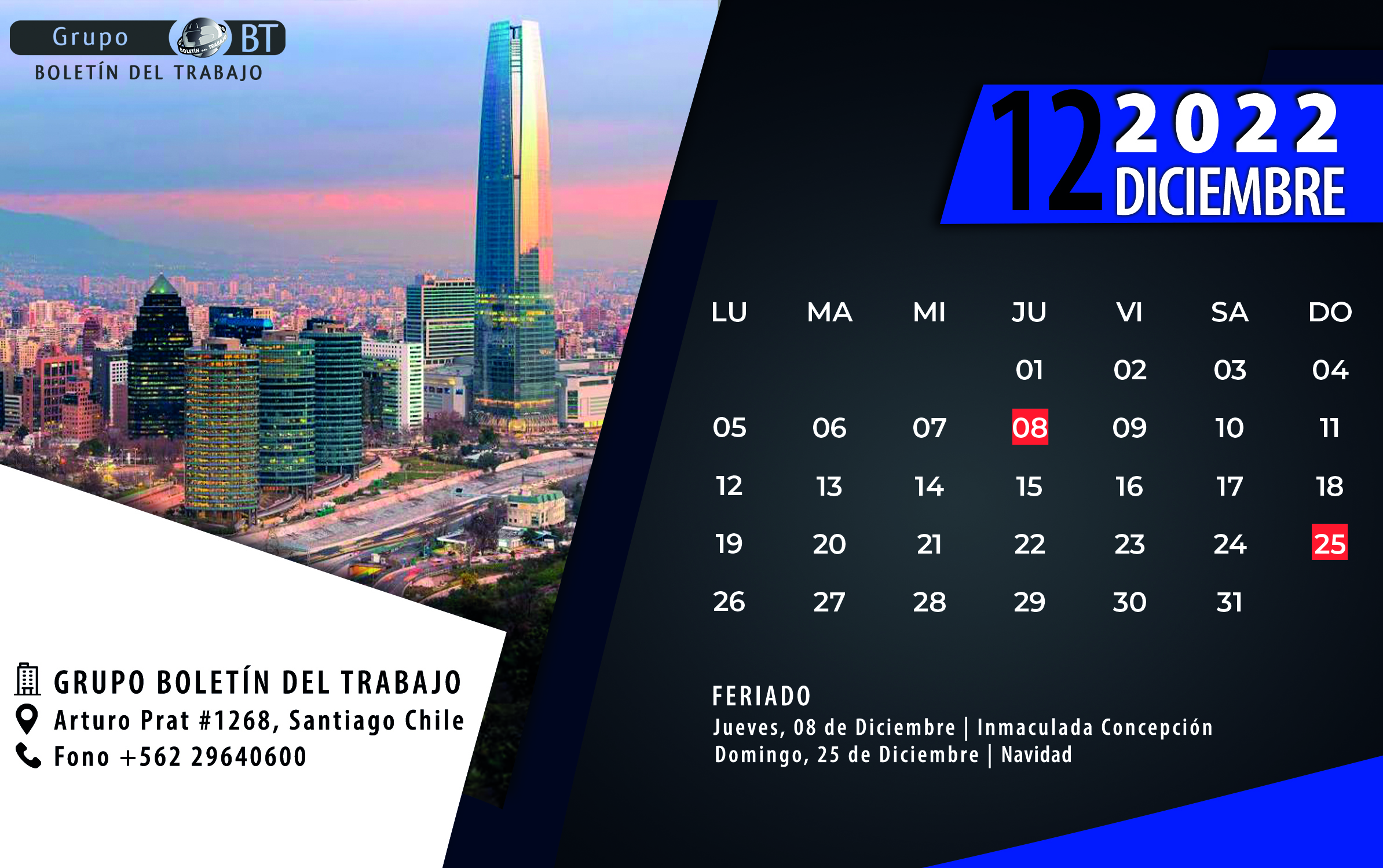 Calendario 2022